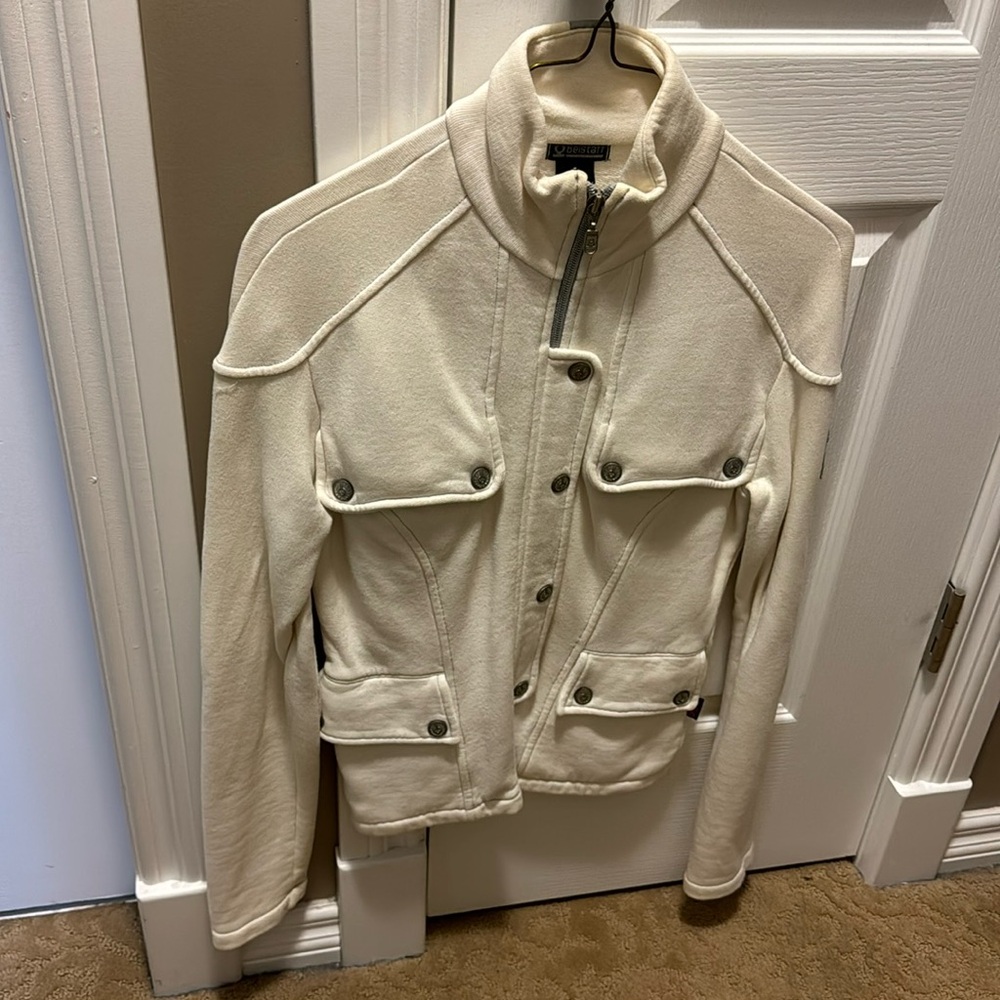 Belstaff women’s full zip sweater, size 42 Italian